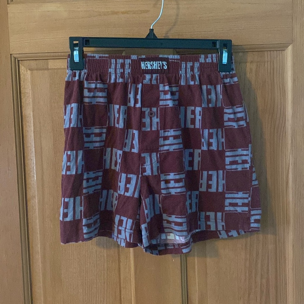 Hershey's Brown Size Small Girls Novelty Boxer Shorts Hershey Park